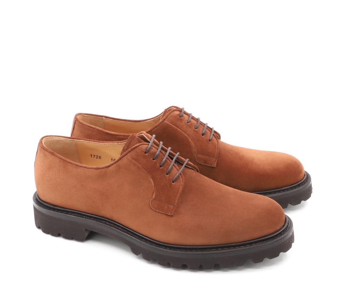 Derby Shoes - Connor Camurça Fox Brucciato Derby Shoes - Connor Camurça Fox Brucciato